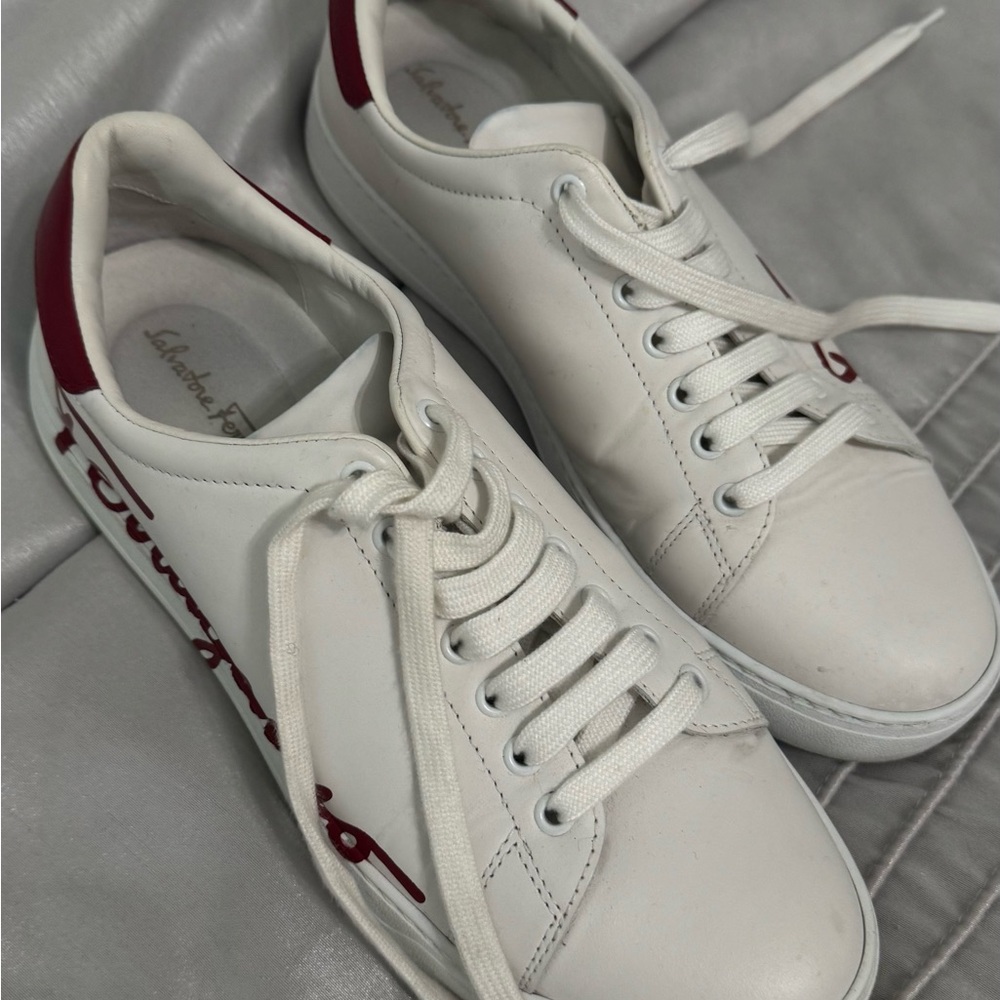White sneakers